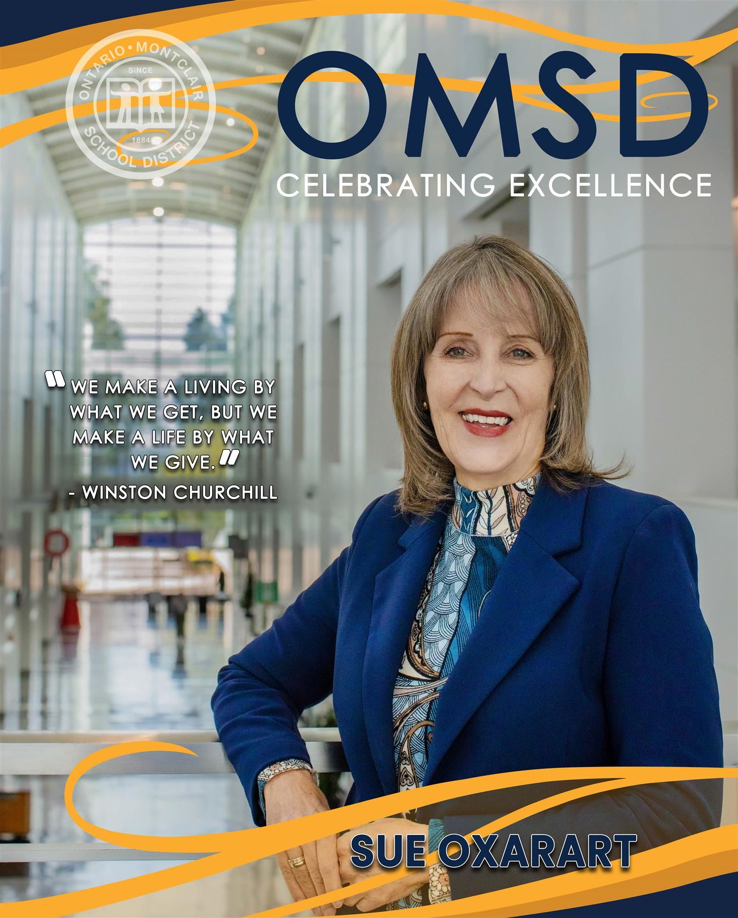 Sue Oxarart - 2021 Model of Excellence