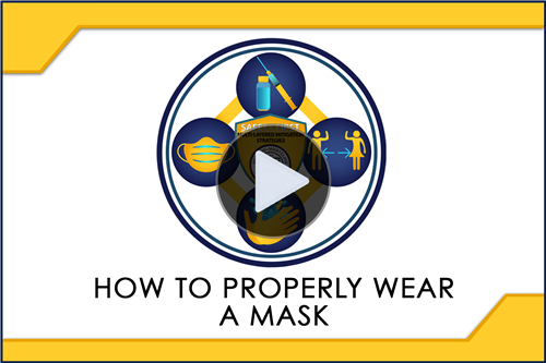Video - How to Properly Wear a Mask - Click Here to View