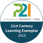 P21 - 21st Century Learning Exemplar Logo 