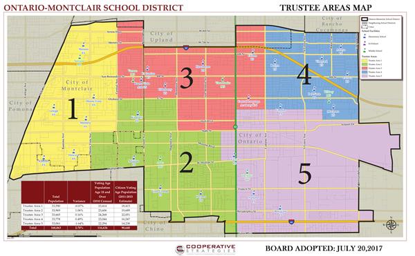 Board of Trustees / Trustee Areas Map