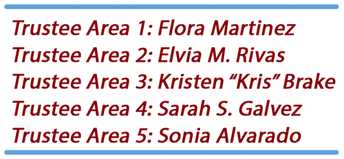 Trustee Areas 