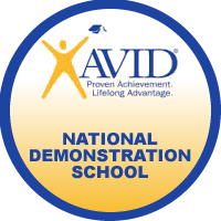 AVID National Demonstration School Award 